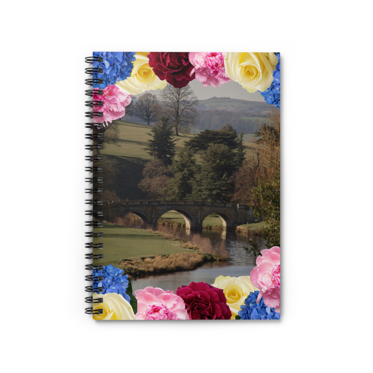 Countryside Floral Spiral Notebook