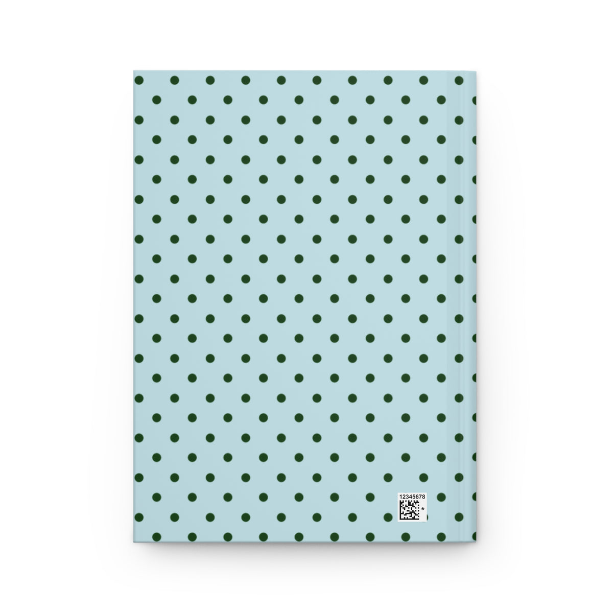 Blue & Green polka dot journal