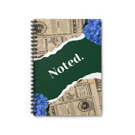 Vintage Noted. Spiral Notebook