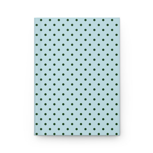 Blue & Green polka dot journal