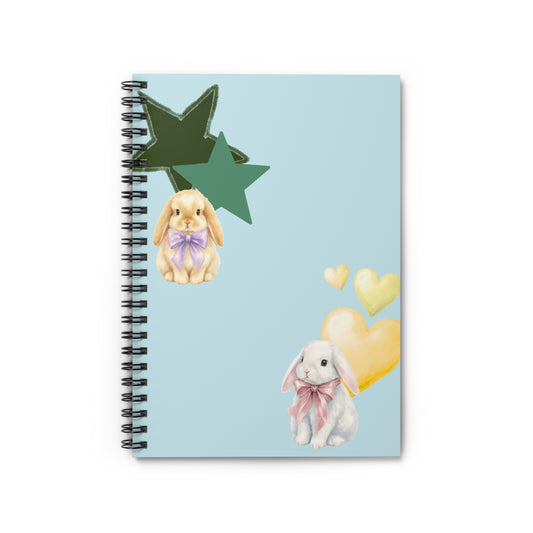 Bunny Blue Spiral Notebook