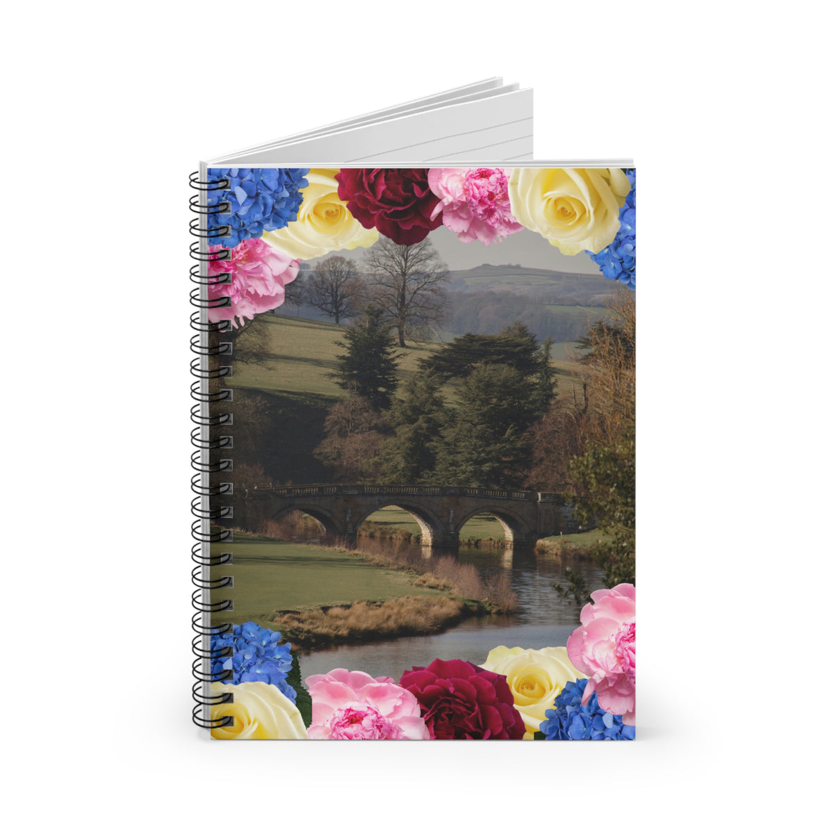 Countryside Floral Spiral Notebook