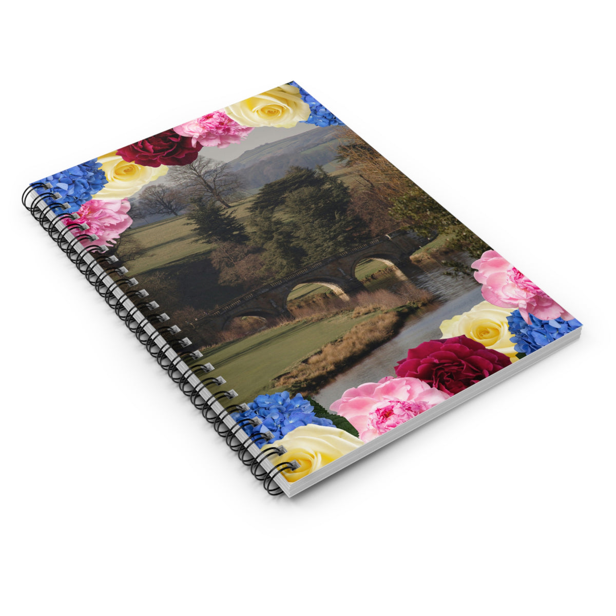 Countryside Floral Spiral Notebook