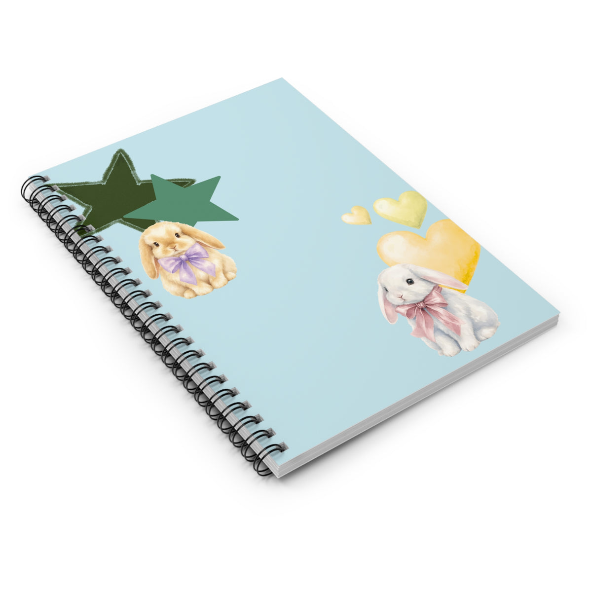 Bunny Blue Spiral Notebook